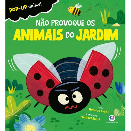 Livro Pop-up Não provoque os animais do jardim