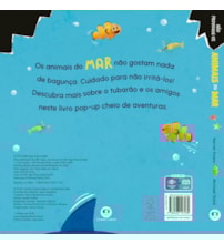 Livro Pop-up Não provoque os animais do mar