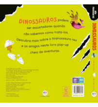 Livro Pop-up Não provoque os dinossauros