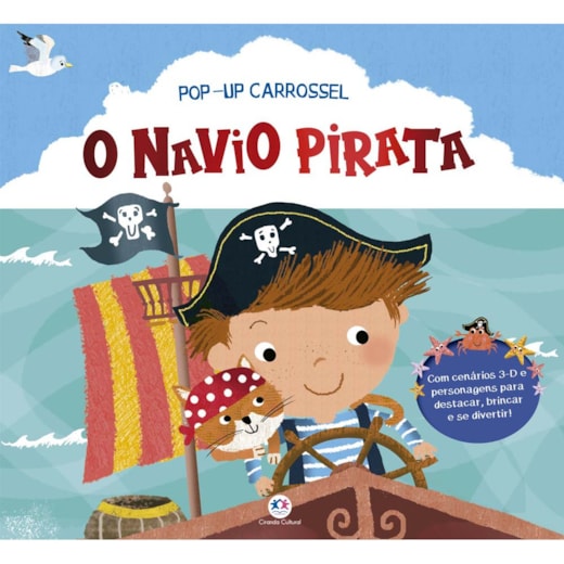 Livro Pop-up O navio pirata - Livro poup-up carrossel