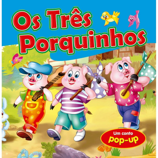 Livro Pop-up Os Três Porquinhos