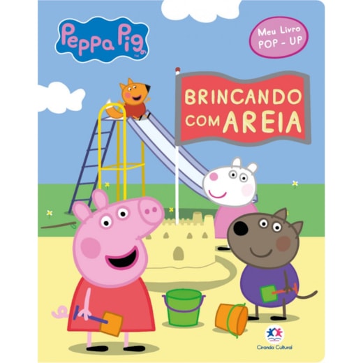 Livro Pop-up Peppa Pig - Brincando com areia