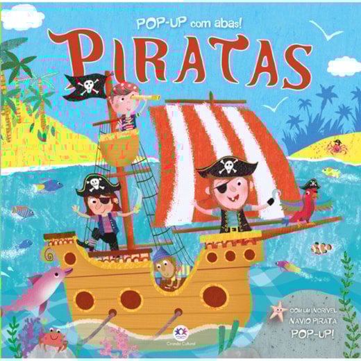 Livro Pop-up Pirates