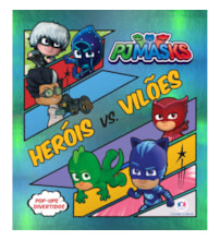 Livro Pop-up PJ Masks - Heróis vs vilões Livro Pop-up PJ Masks - Heróis vs vilões
