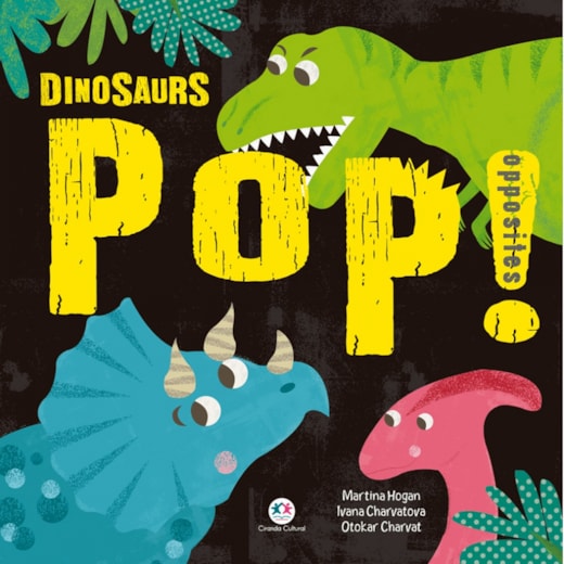 Livro Pop-up Pop! Popposites - Dinosaurs
