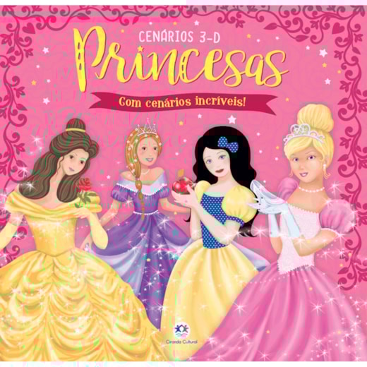 Livro Pop-up Princesses