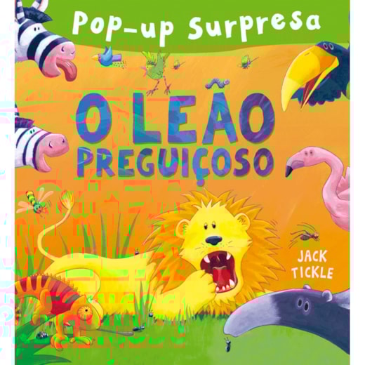 Livro Pop-up The very lazy lion