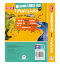 Livro Pop-up Tiranossauro rex versus Espinossauro