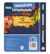 Livro Pop-up Tricerátopo versus Estegossauro