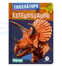 Livro Pop-up Triceratops vs Stegosaurus