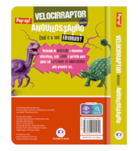 Livro Pop-up Velocirraptor versus Anquilossauro