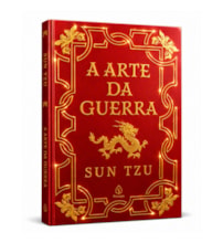 Livro Principis A arte da guerra - Edição Especial de Luxo Almofadada com Bordas Douradas e Fitilho