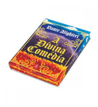 Livro Principis A Divina Comédia - Edição super luxo com pintura trilateral - Edição colecionável