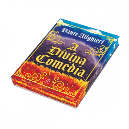 Livro Principis A Divina Comédia - Edição super luxo com pintura trilateral - Edição colecionável