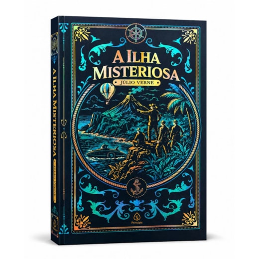 Livro Principis A Ilha Misteriosa  Edição Supreme Capa Dura com Alto Relevo