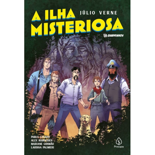 Livro Principis A ilha misteriosa - HQ