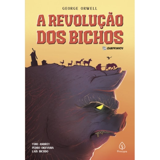 Livro Principis A revolução dos bichos - HQ