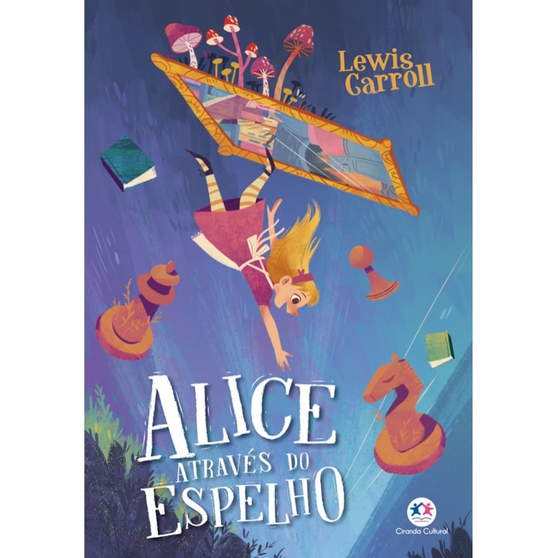 Livro Principis Alice através do espelho - Ciranda Cultural