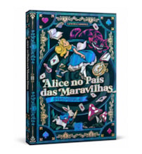 Livro Principis Alice no país das maravilhas e através do espelho - Edição Supreme Capa Dura com Alto Relevo