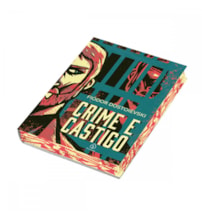 Livro Principis Crime e castigo - Edição super luxo com pintura trilateral - Edição colecionável