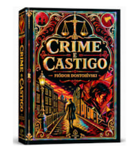 Livro Principis Crime e Castigo - Edição Supreme Capa Dura com Alto Relevo