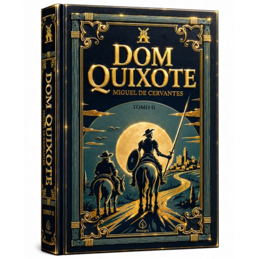 Livro Principis Dom Quixote - Tomo 2 - Edição Supreme Capa Dura com Alto Relevo