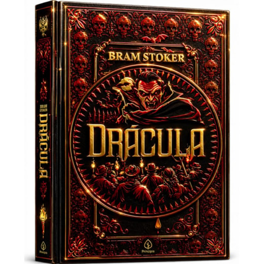 Livro Principis Drácula - Edição Supreme Capa Dura com Alto Relevo
