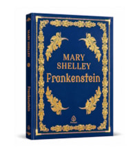 Livro Principis Frankenstein - Edição Especial de Luxo Almofadada com Bordas Douradas e Fitilho