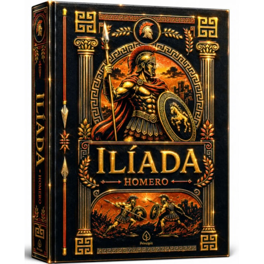 Livro Principis Ilíada - Edição Supreme Capa Dura com Alto Relevo
