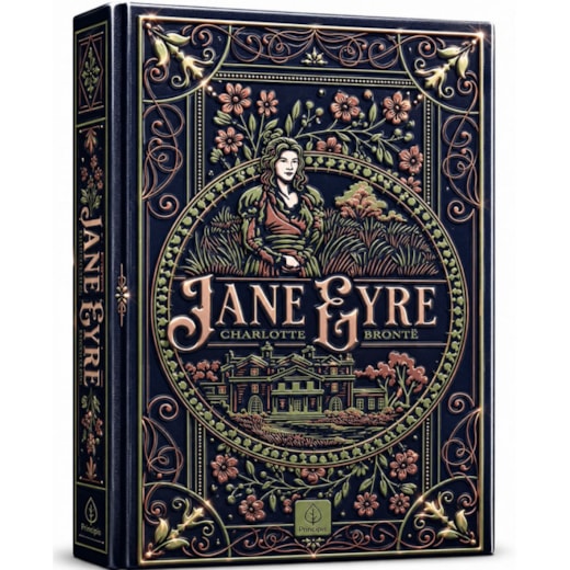 Livro Principis Jane Eyre - Edição Supreme Capa Dura com Alto Relevo