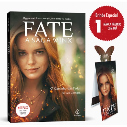 Livro Principis Kit Winx - Elemento Terra (Marca páginas e Livro)