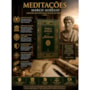 Livro Principis Meditações - Edição Especial de Luxo Almofadada com Bordas Douradas e Fitilho