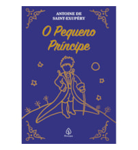 Livro Principis O Pequeno Príncipe (almofadado azul)