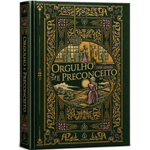 Livro Principis Orgulho e Preconceito - Edição Supreme Capa Dura com Alto Relevo