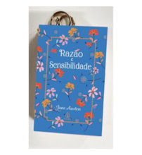 Livro Principis Razão e sensibilidade - Livro com Chaveiro - Jane Austen - Capa Dura
