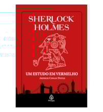 Livro Principis Sherlock Holmes - Um estudo em vermelho