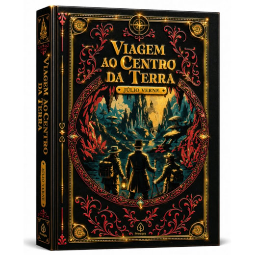 Livro Principis Viagem ao Centro da Terra - Edição Supreme Capa Dura com Alto Relevo