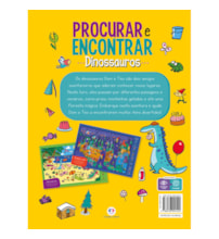 Livro Procure e encontre Dinossauros - Procurar e encontrar