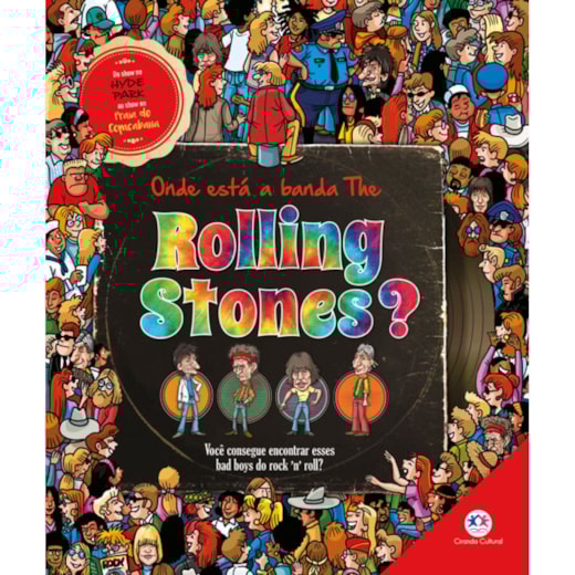 Livro Procure e encontre Onde está a banda The Rolling Stones?