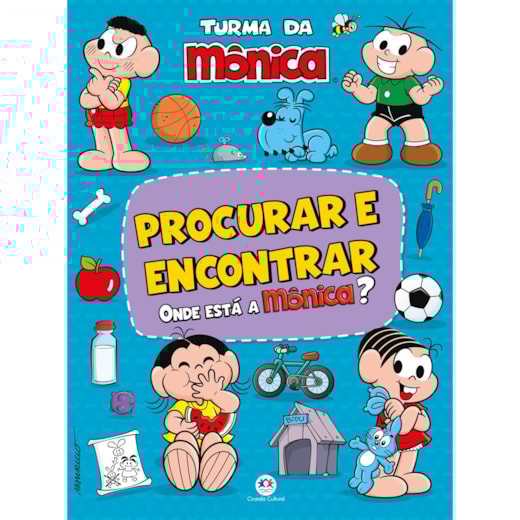 Livro Procure e encontre Turma da Mônica - Procurar e encontrar