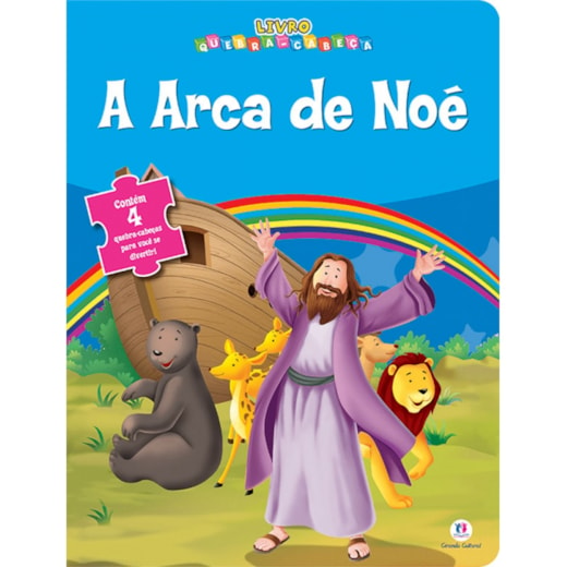 Livro Quebra-cabeça A arca de Noé