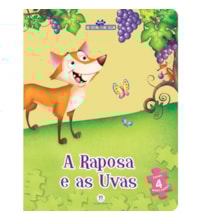 Livro Quebra-cabeça A raposa e as uvas