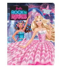 Livro Quebra-cabeça Barbie em Rock in Royals