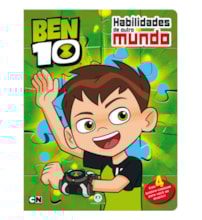 Livro Quebra-cabeça Ben 10 - Habilidades de outro mundo