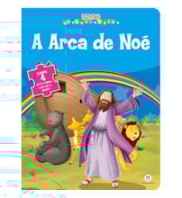 Livro Quebra-cabeça com 20 peças A arca de Noé