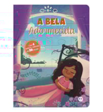 Livro Quebra-cabeça com 20 peças A Bela Adormecida