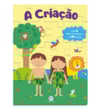 Livro Quebra-cabeça com 20 peças A criação