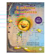 Livro Quebra-cabeça com 20 peças A reforma da natureza