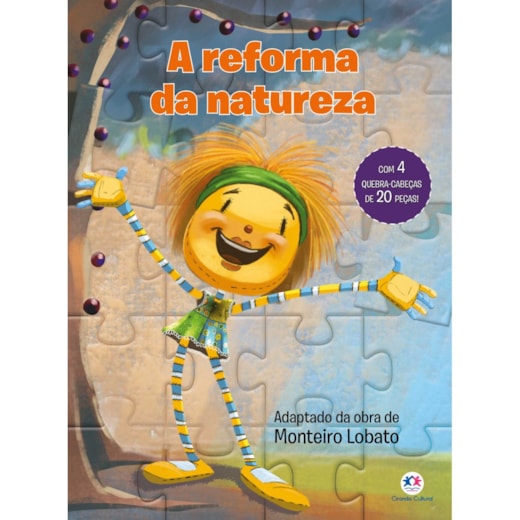 Livro Quebra-cabeça com 20 peças A reforma da natureza