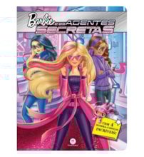 Livro Quebra-cabeça com 20 peças Barbie e as agentes secretas